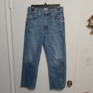 Mother The Ditcher Zip Crop In Boogie Down. Sz 25